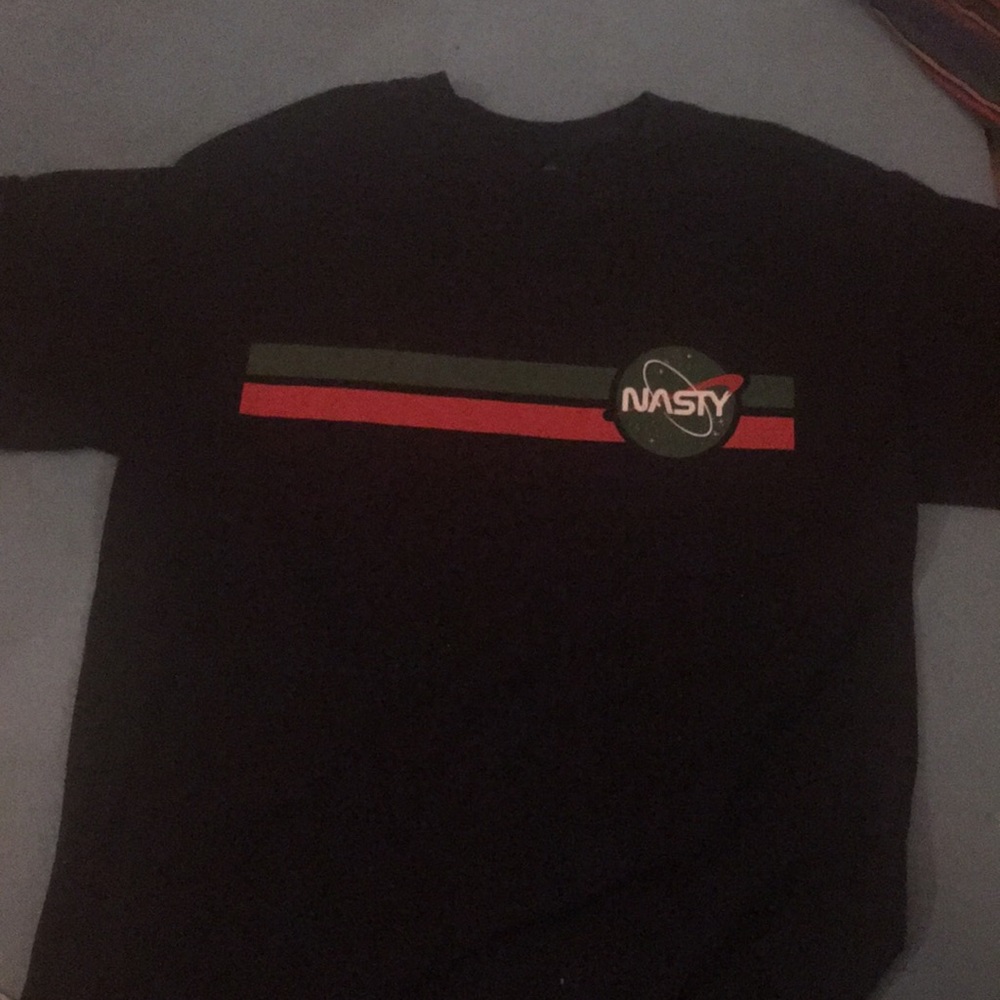 Black graphic tee